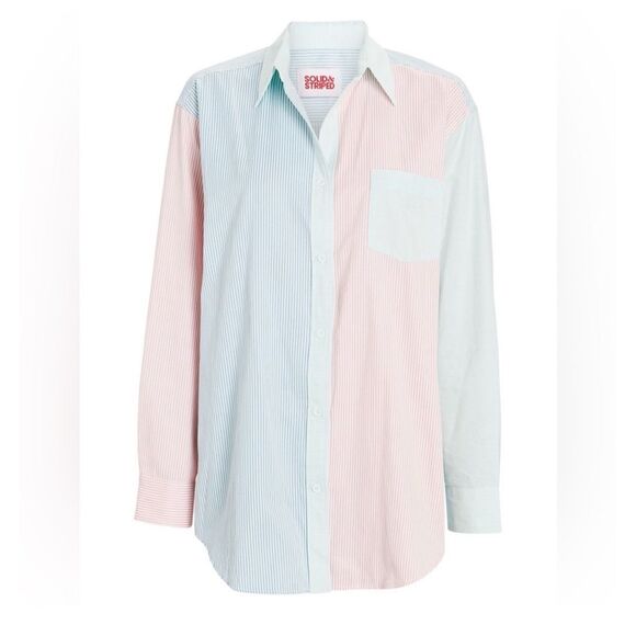 Solid & Striped Oxford tunic mixed stripe XS - Picture 1 of 9